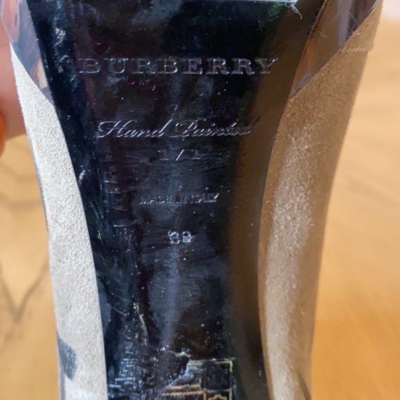 😂 Authentic Burberry Limited Edition Heel Ankle boots - Picture 10 of 10